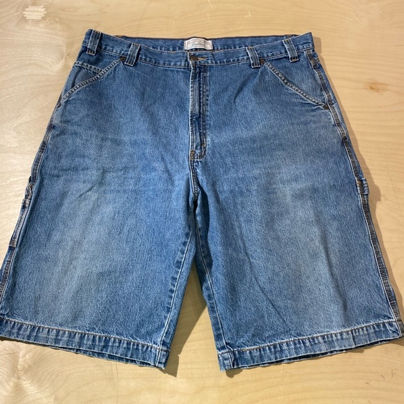Levi’s Strauss Signature Men's Blue Denim Shorts 40 (ID) - Picture 1 of 14